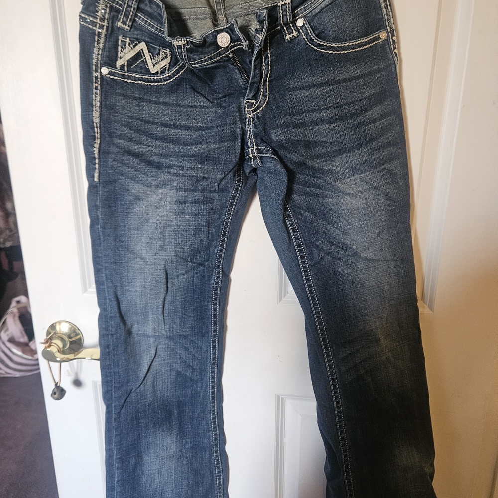 Rock&Roll Stylish Blue Women's Jeans